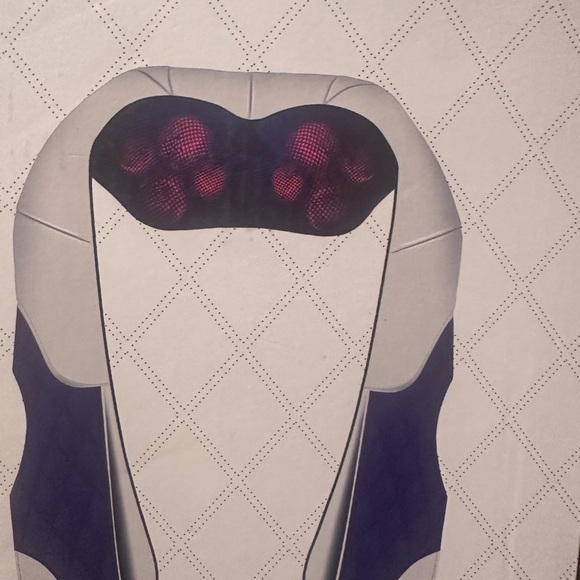 Shiatsu Neck and Back Massager - White and Blue - Picture 3 of 5
